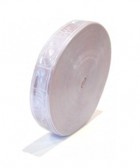 Cinta Reflectiva Plastica Para Coser Cuadrados Blanca 2,5cmxmt Cd-65625b