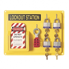 Panel De Pared Porta Lockouts Chico 4 Candados 104-1001150
