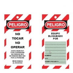 Tarjeta No Tocar-no Operar De Bloqueo Cartulina 1016119