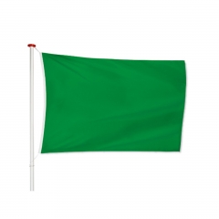 Bandera Verde De 50 X 70 Con Tiras Para Atar