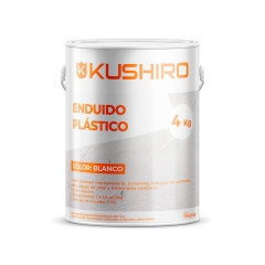 Enduido Plastico Blanco 4 L Kushiro Tsi-ep4k