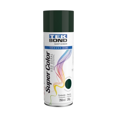 Pint.spray Uso Gral Verde Oscuro 200 Ml/140 Gr  Tek-bond 714639