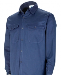 Camisa Ignifuga Nomex Confort 4,50 Onz. Azul.