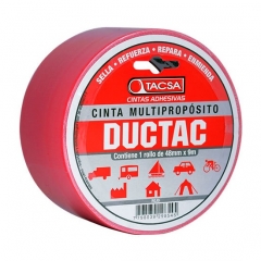 Cinta Ductac Tacsa Roja 50mm X 27mt