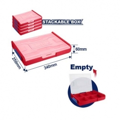 Caja Organizadora Apilable 340x250x60mm Emtop Eptbv01
