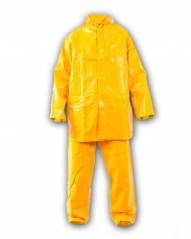Traje Amarillo Pijama Pantalon Elastizado Con Tira Reflectiva