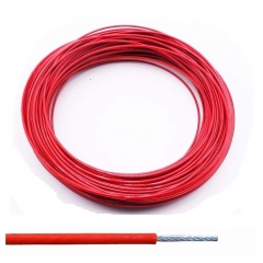 Cable 6 X 7 ø 2,5 A 4,5 Mm Plastificado Rojo